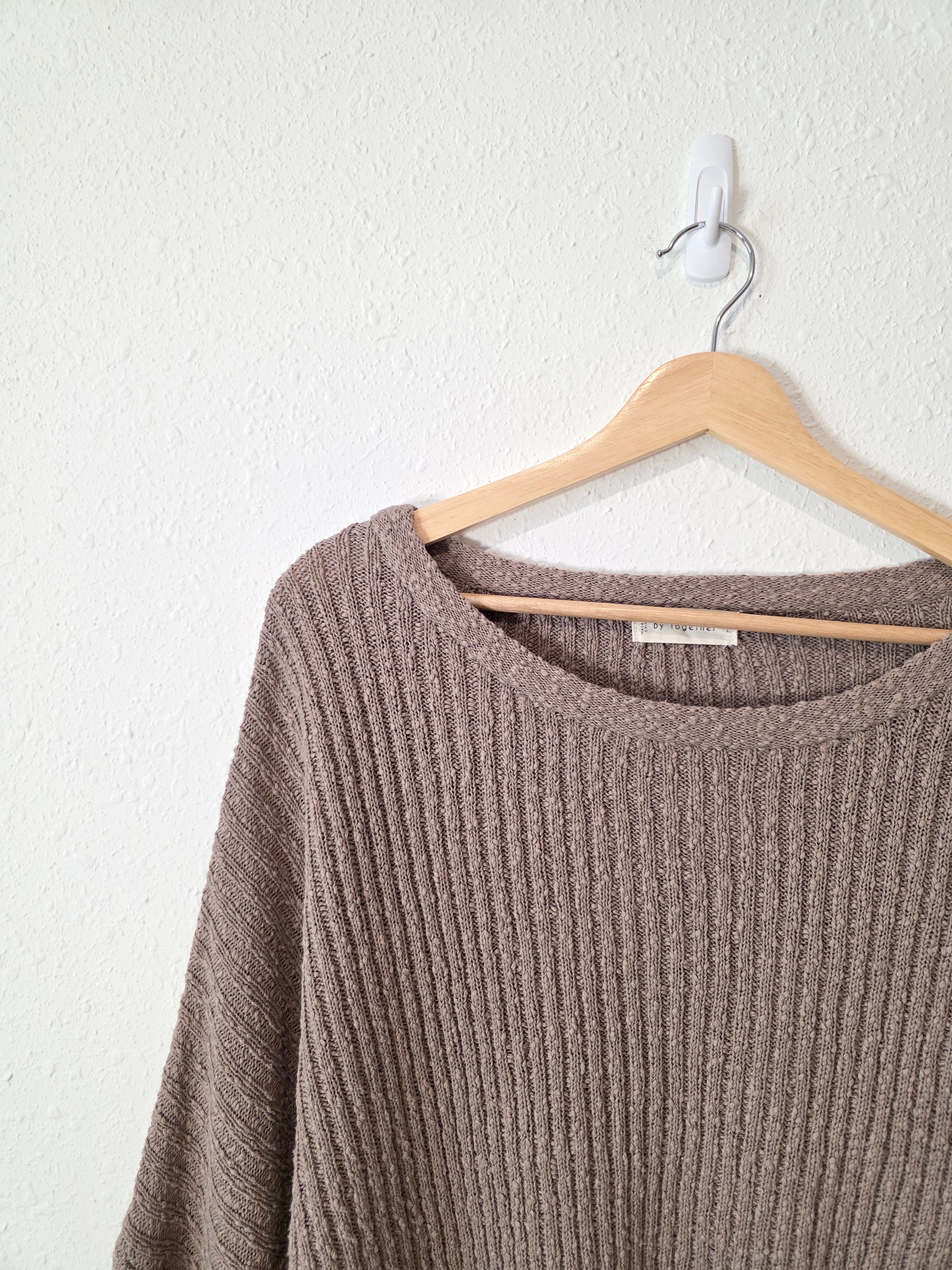 By Together Chunky Cotton Sweater (L)