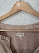 Pilcro Eyelet Puff Sleeve Top (S)