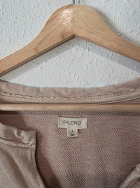 Pilcro Eyelet Puff Sleeve Top (S)