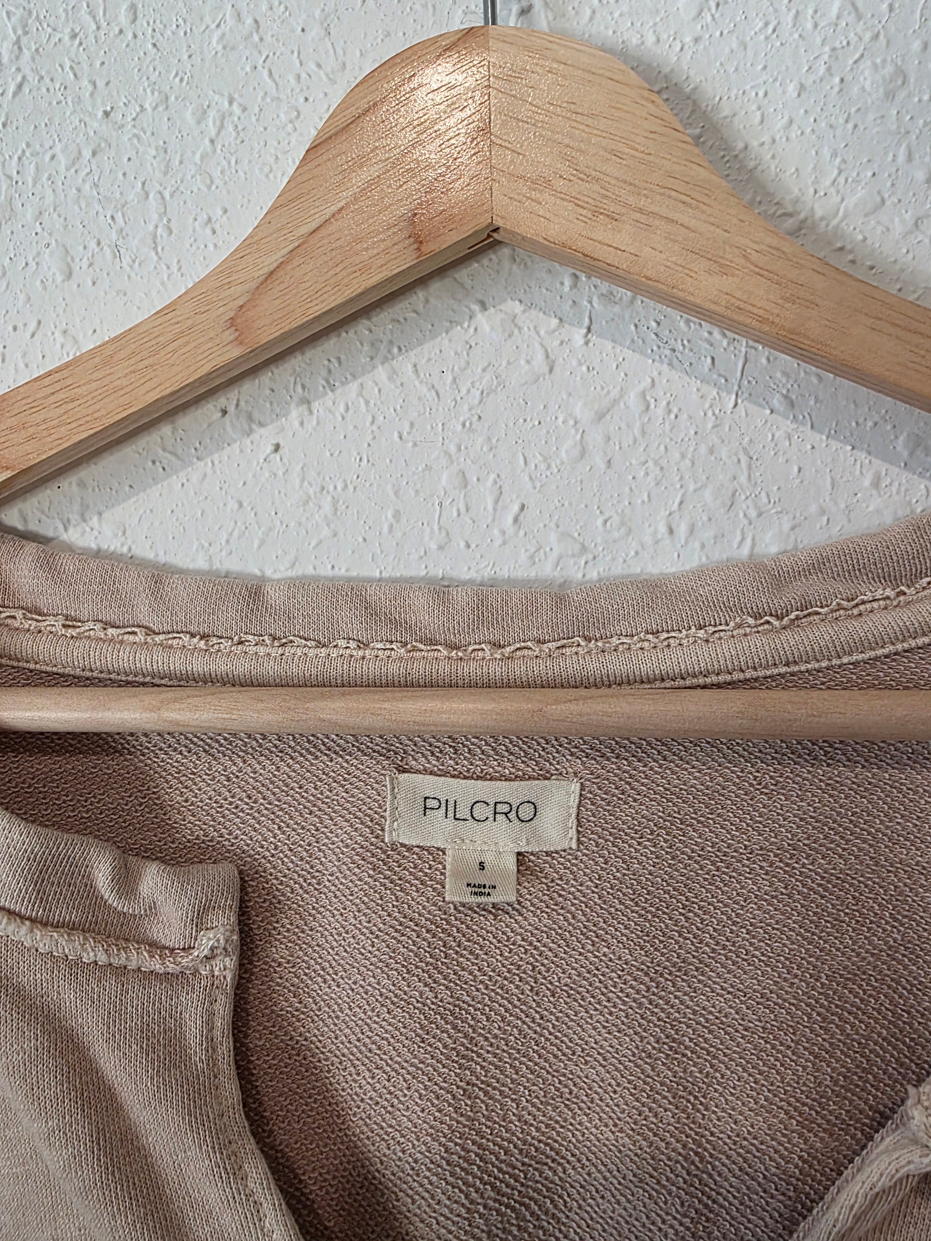Pilcro Eyelet Puff Sleeve Top (S)