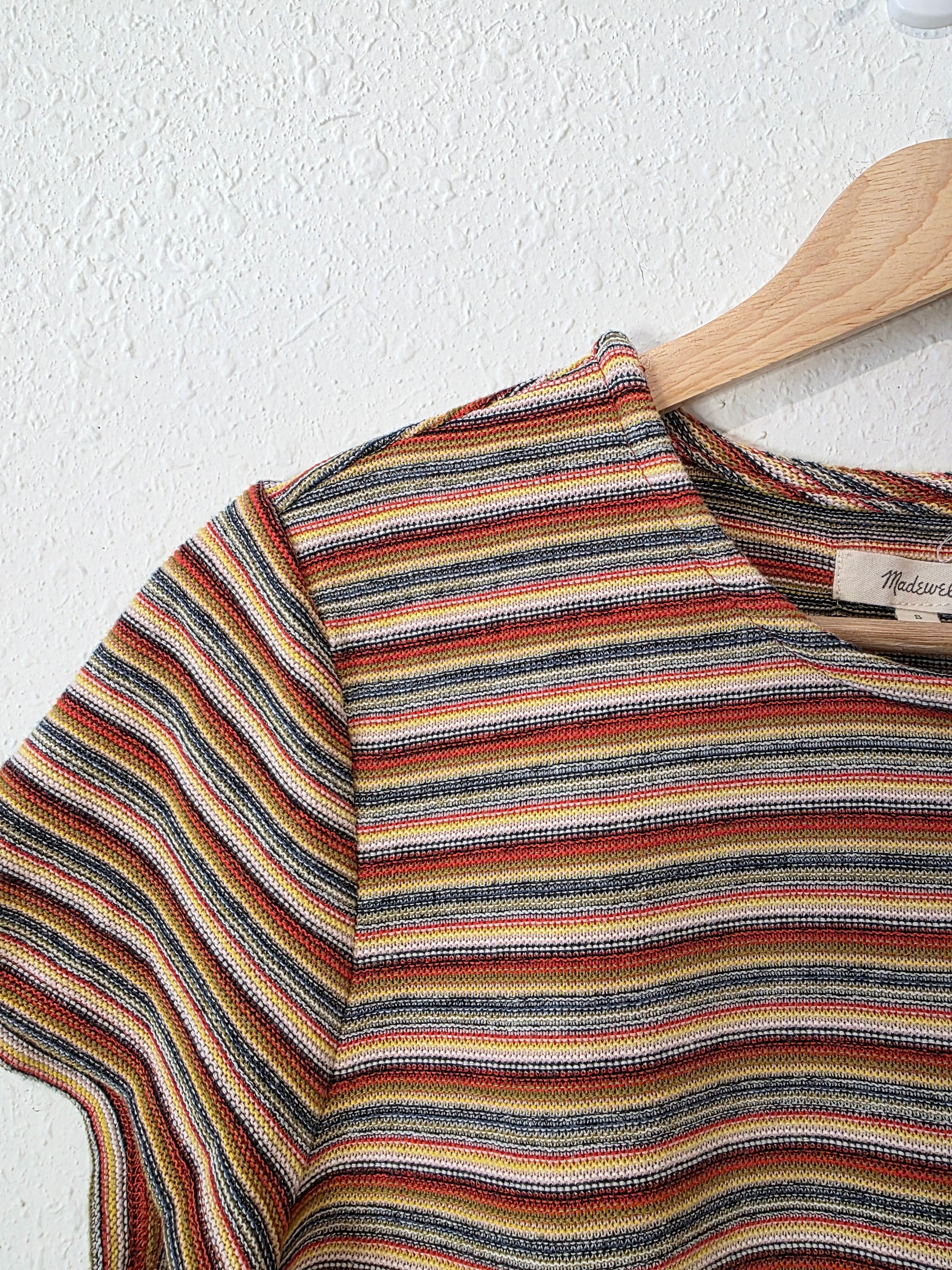 Madewell Striped Short Sleeve Tee (S)