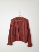 Gap Cotton Ribbed Cardigan (S)