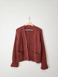 Gap Cotton Ribbed Cardigan (S)
