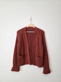 Gap Cotton Ribbed Cardigan (S)