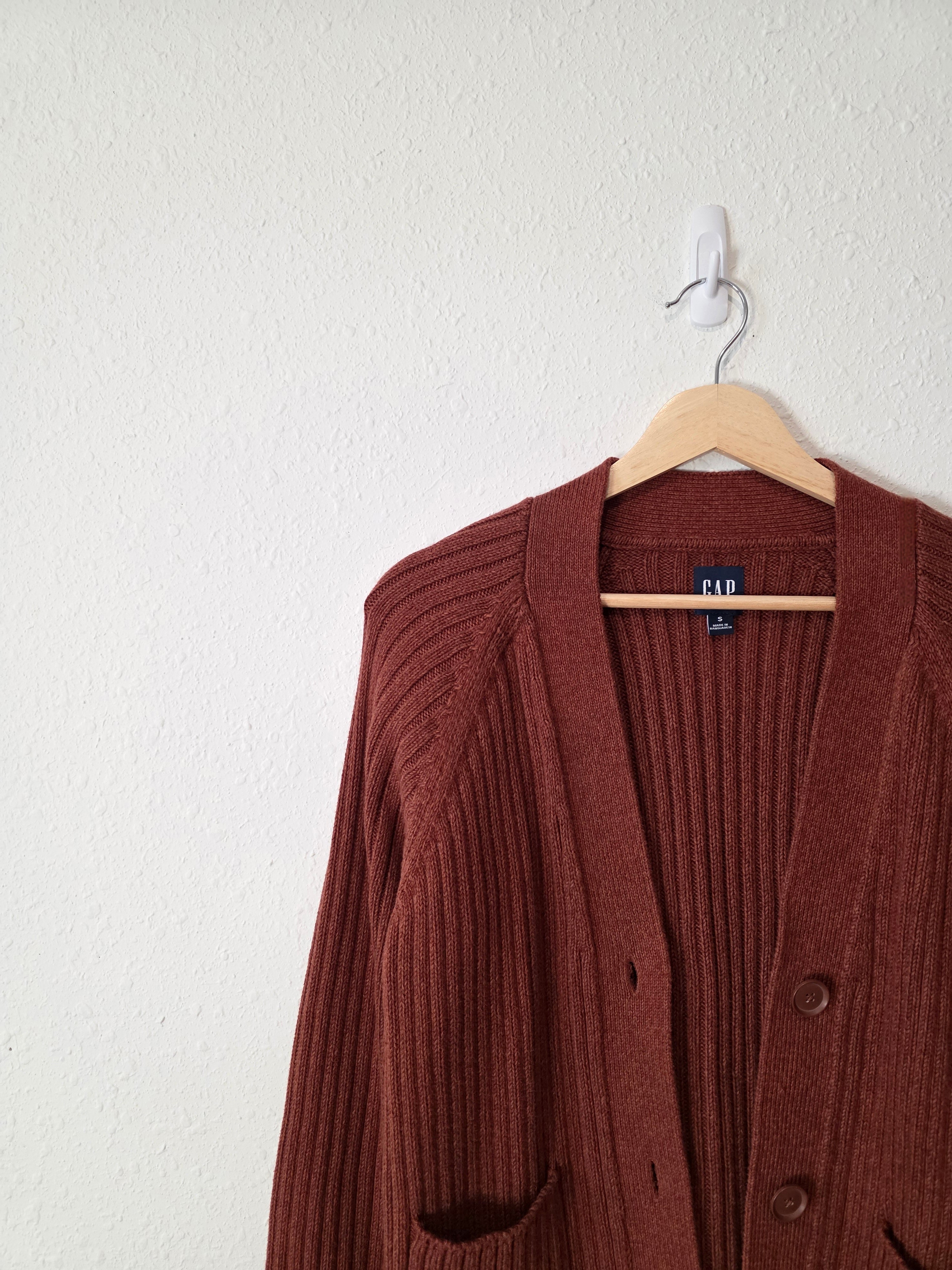 Gap Cotton Ribbed Cardigan (S)