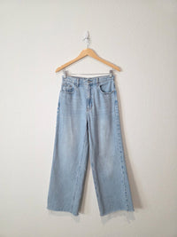 Light Wash Wide Leg Jeans (27)