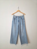 Light Wash Wide Leg Jeans (27)