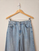 Light Wash Wide Leg Jeans (27)