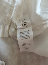 Rails White Ruffle Button Up Top (XS)