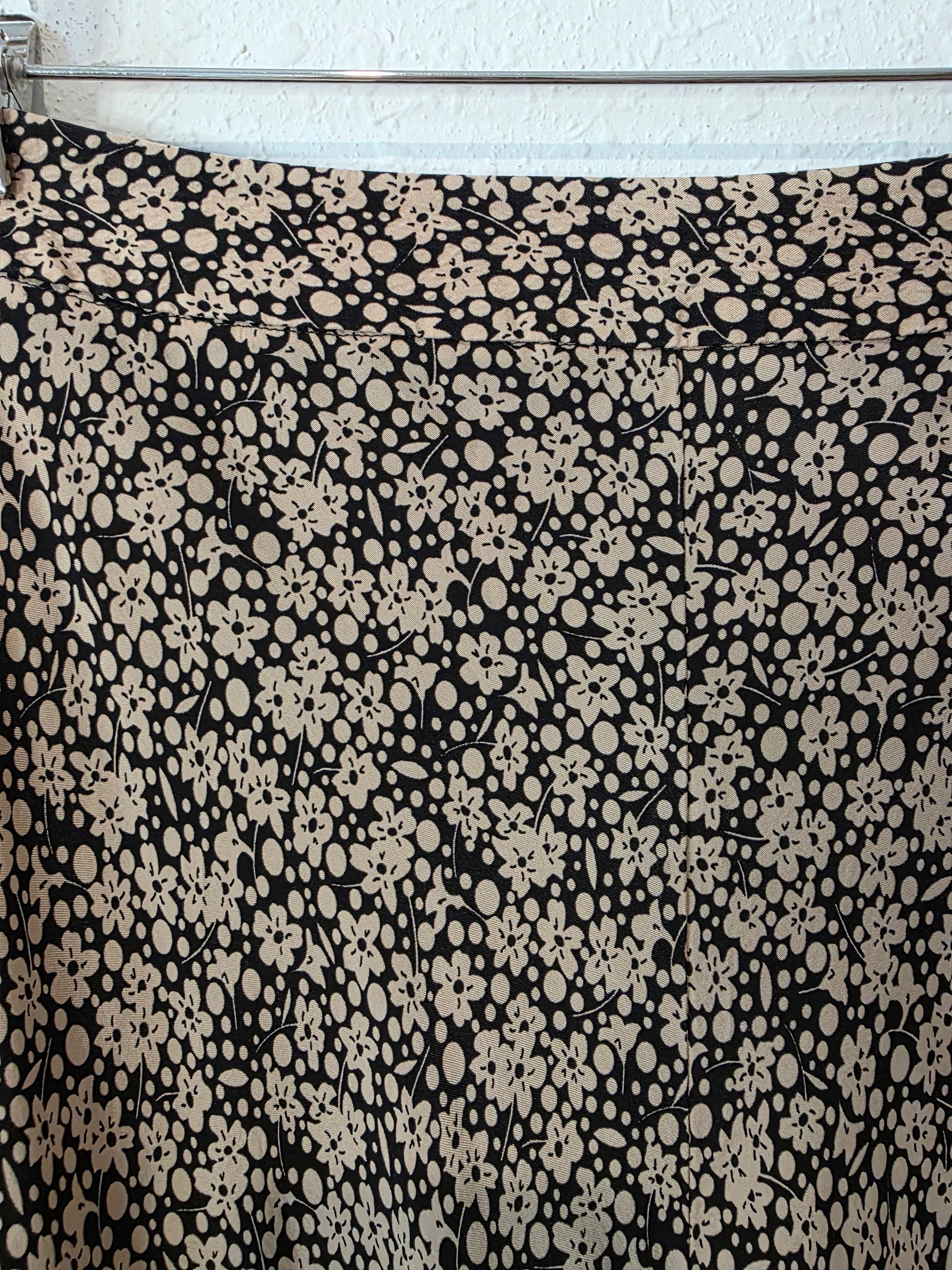 Zara Floral Midi Skirt (S)