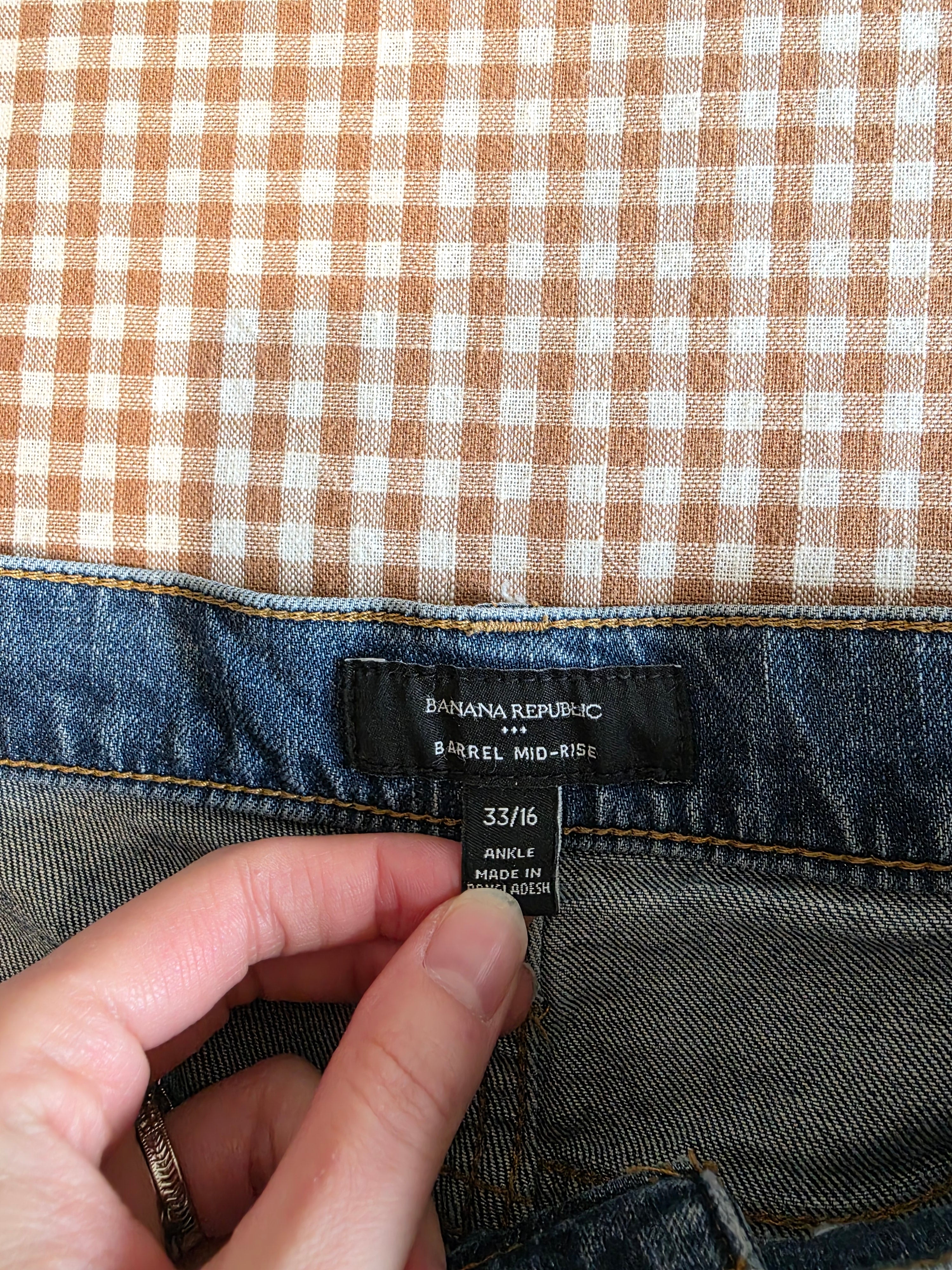 Banana Republic Barrel Jeans (33/16)