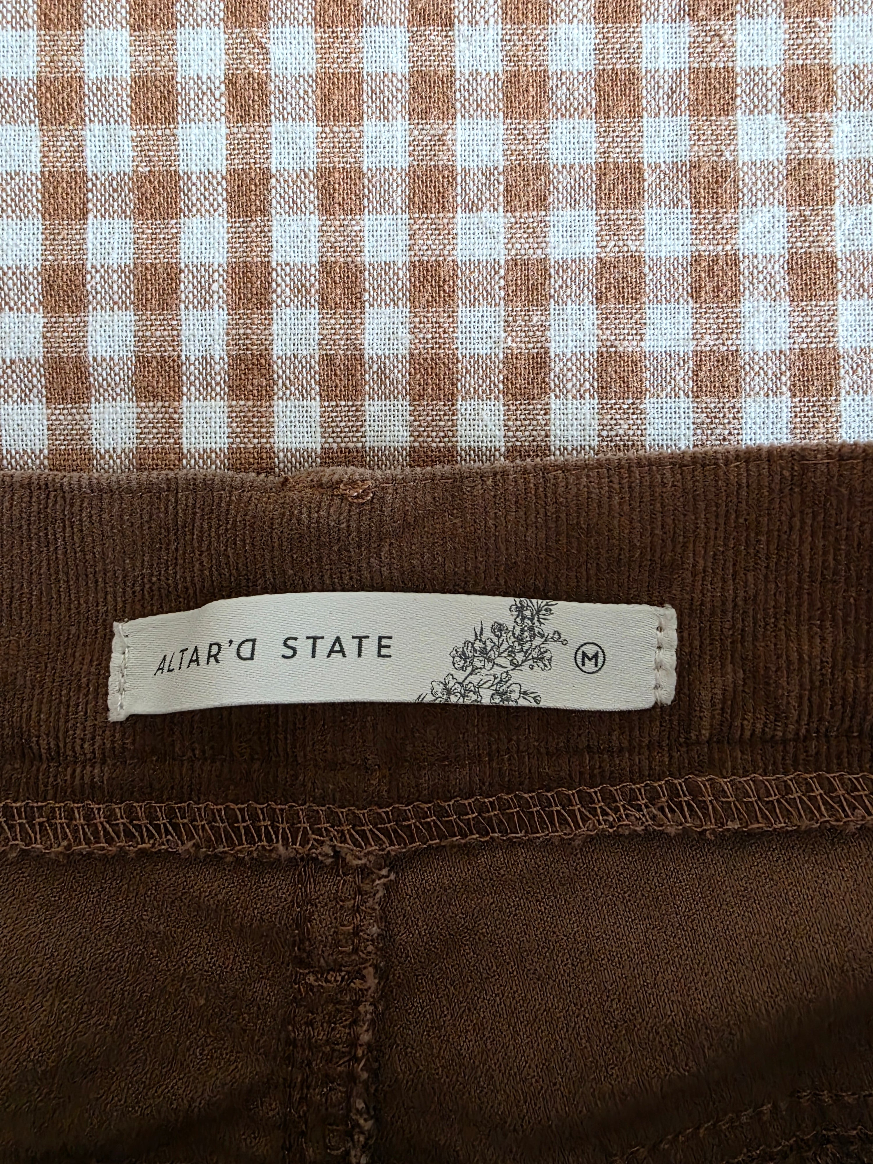 Altar'd State Brown Wide Leg Jeans (M)