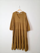 Cotton Gauze Maxi Dress (M)