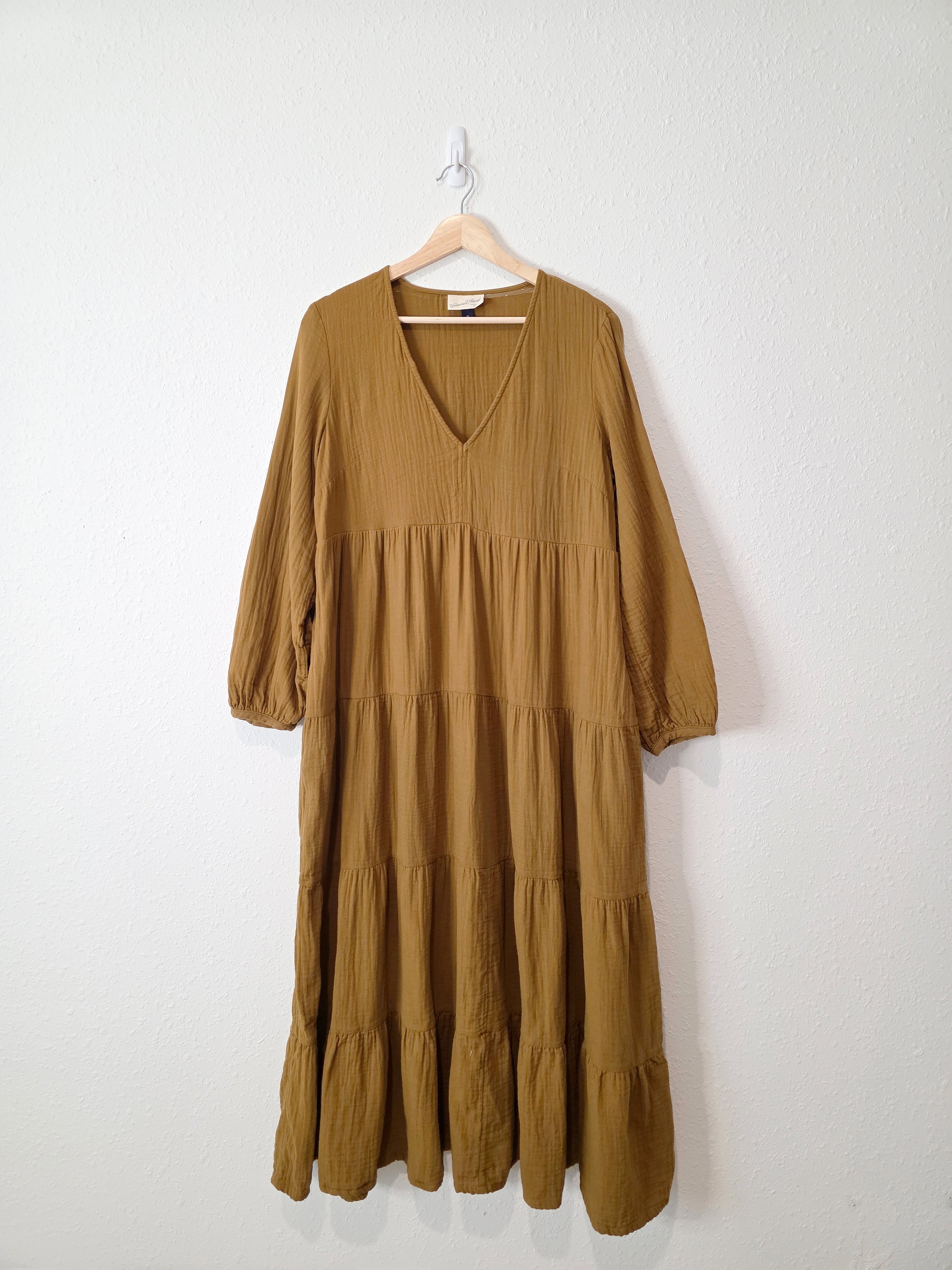 Cotton Gauze Maxi Dress (M)