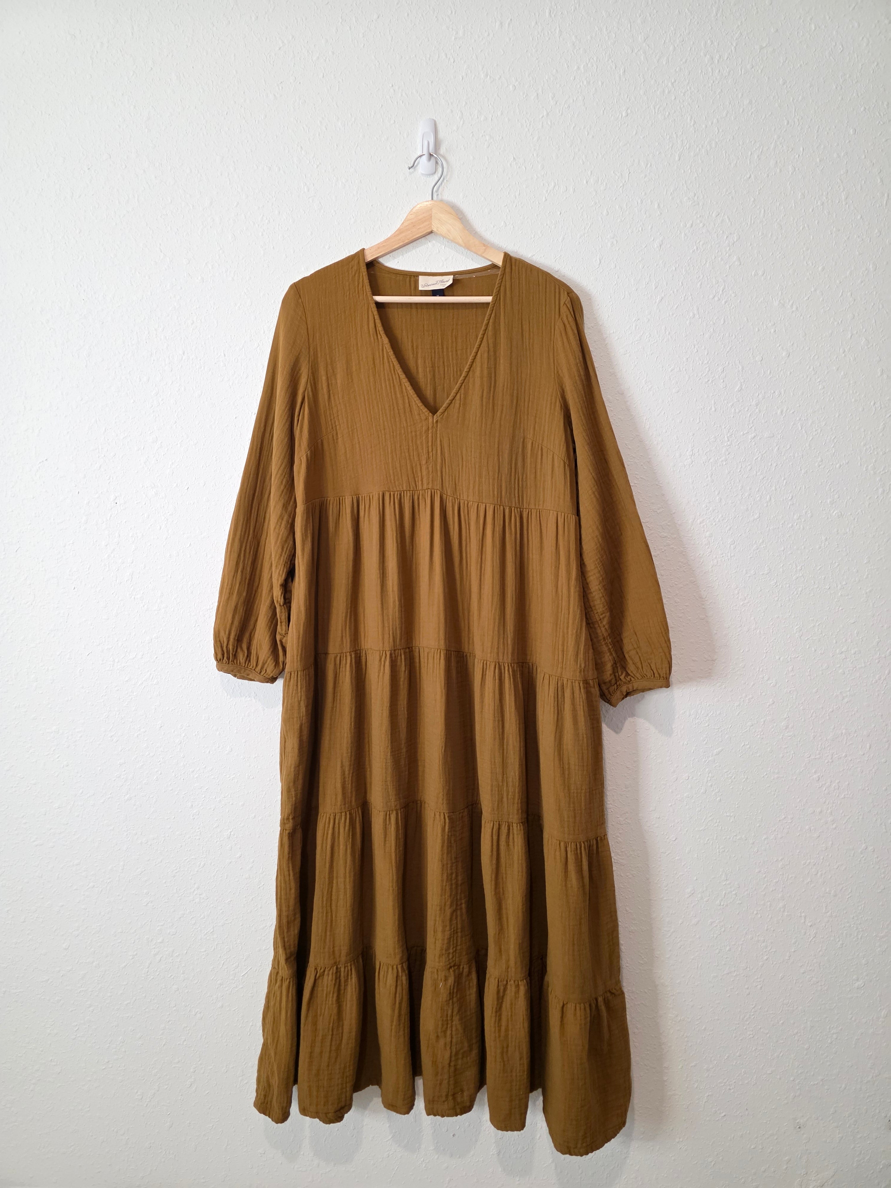 Cotton Gauze Maxi Dress (M)