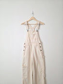 Aerie Ecru Wide Leg Overalls (XXS/XS)
