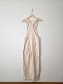 Aerie Ecru Wide Leg Overalls (XXS/XS)