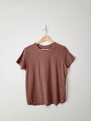 Pilcro Crewneck Cotton Tee (S)