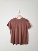 Pilcro Crewneck Cotton Tee (S)