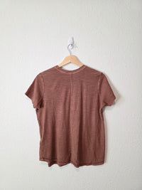 Pilcro Crewneck Cotton Tee (S)