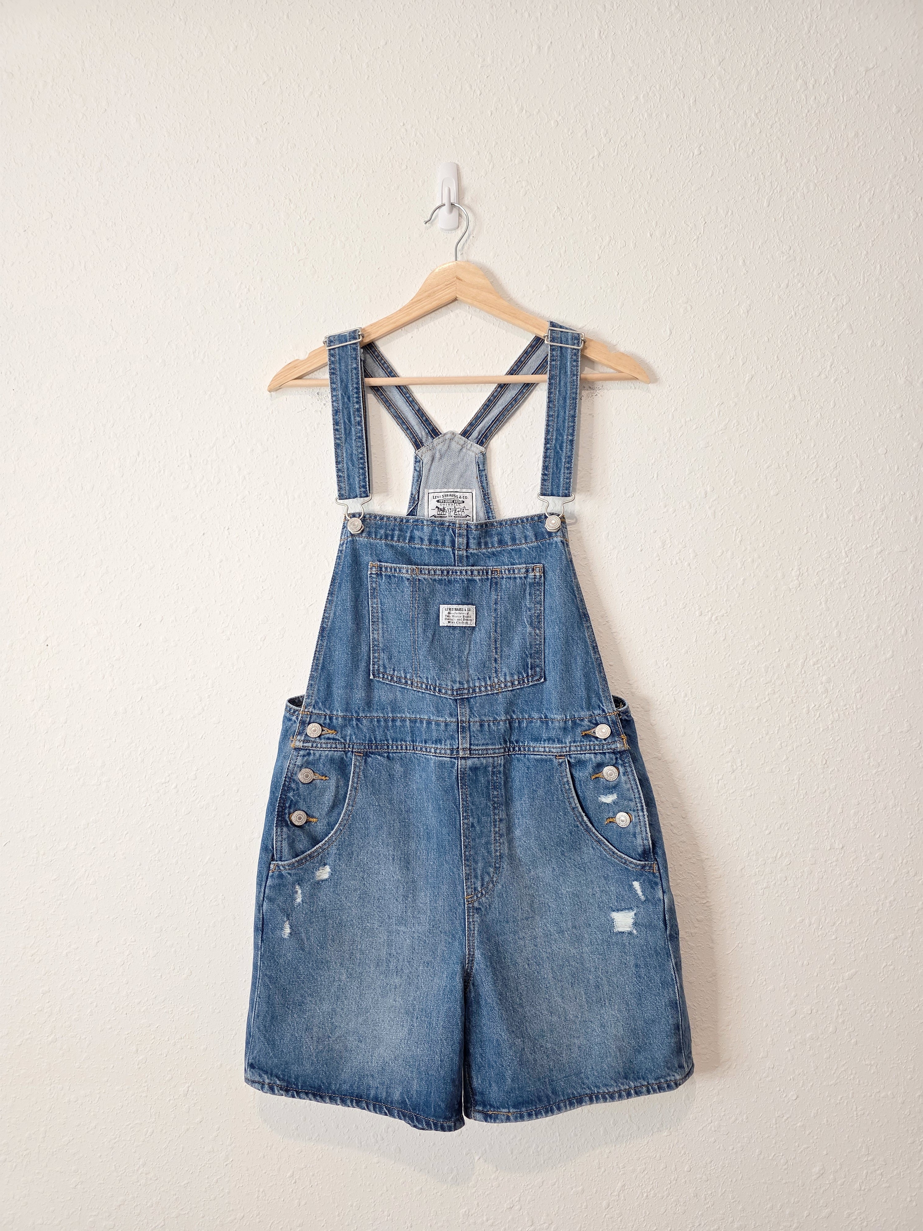 Levi's Relaxed Denim Shortalls (S)