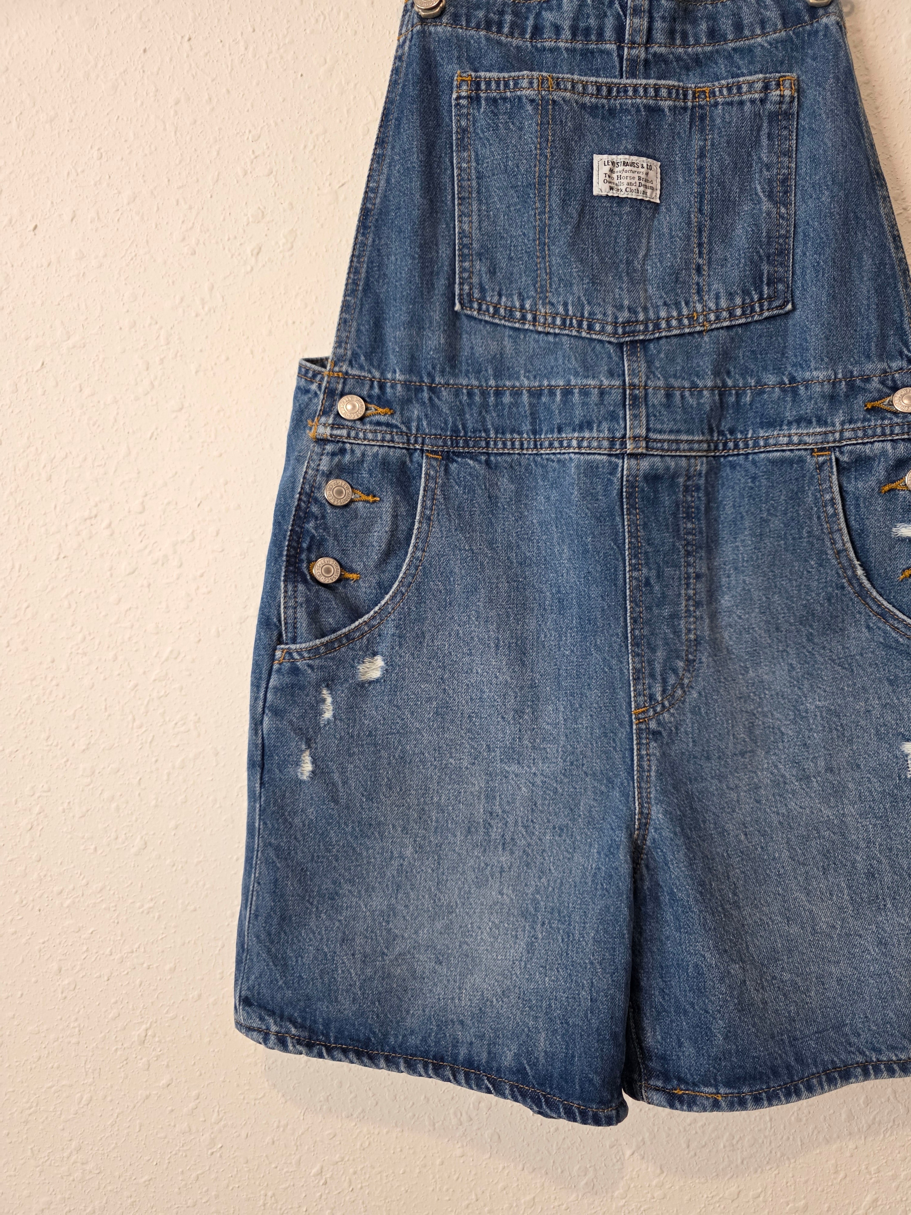 Levi's Relaxed Denim Shortalls (S)