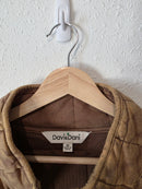 Neutral Oversized Quilted Jacket (M)