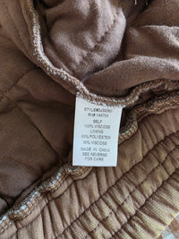 Neutral Oversized Quilted Jacket (M)