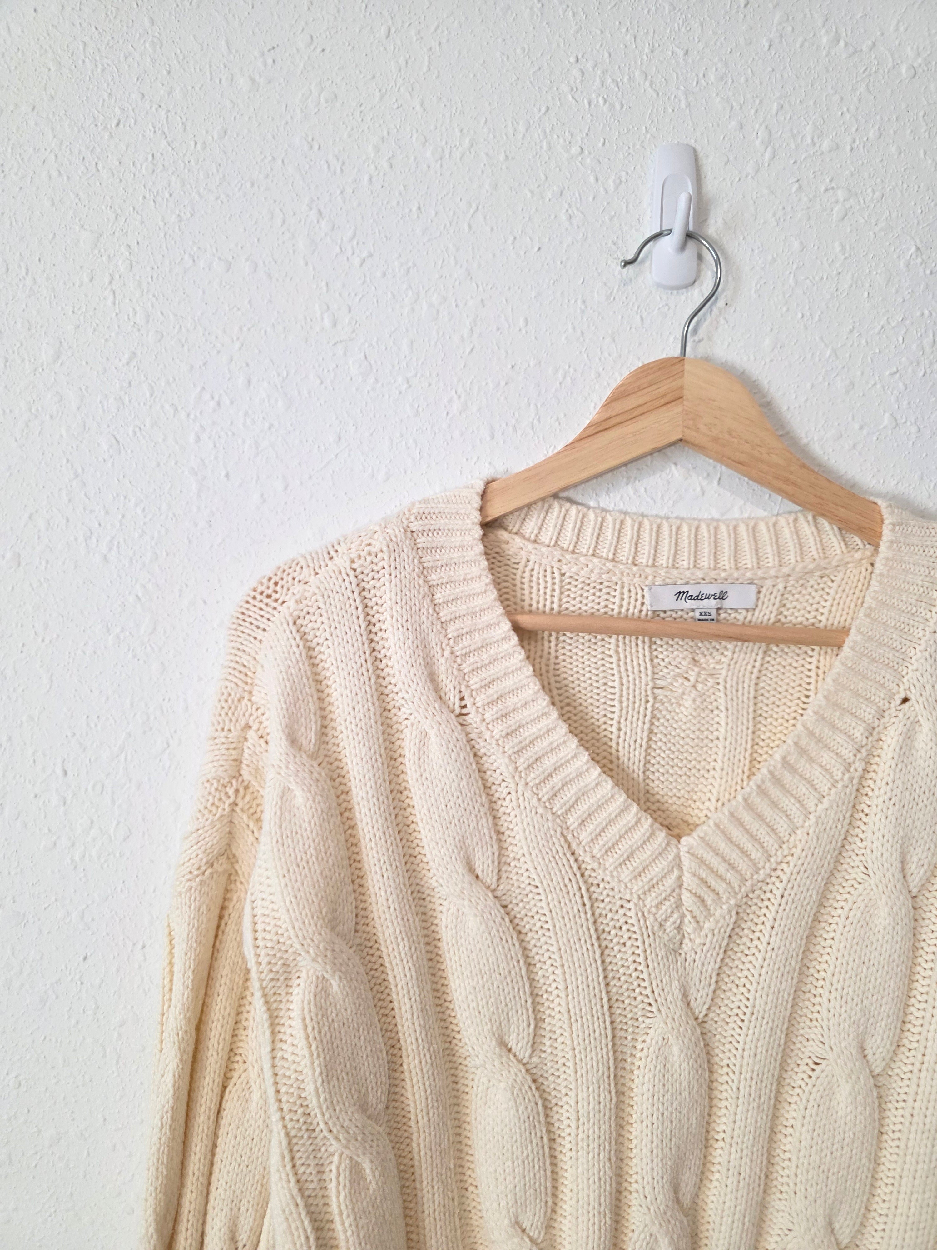 Madewell Cable Knit Sweater (XXS-S)