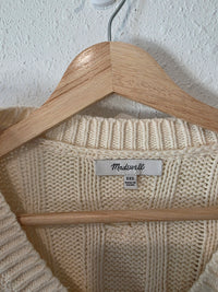 Madewell Cable Knit Sweater (XXS-S)