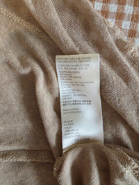 Free People Linen Blend Ruffle Top (M)