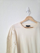 J.Crew Eyelet Puff Sleeve Top (S)