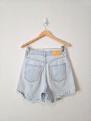 Zara High Rise Denim Shorts (6)