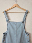 Light Wash Denim Shortalls (S)