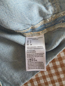 Light Wash Denim Shortalls (S)