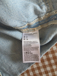 Light Wash Denim Shortalls (S)
