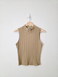 Reformation Ribbed Mockneck Tank (L)