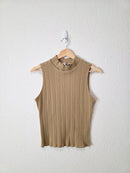Reformation Ribbed Mockneck Tank (L)