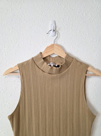Reformation Ribbed Mockneck Tank (L)