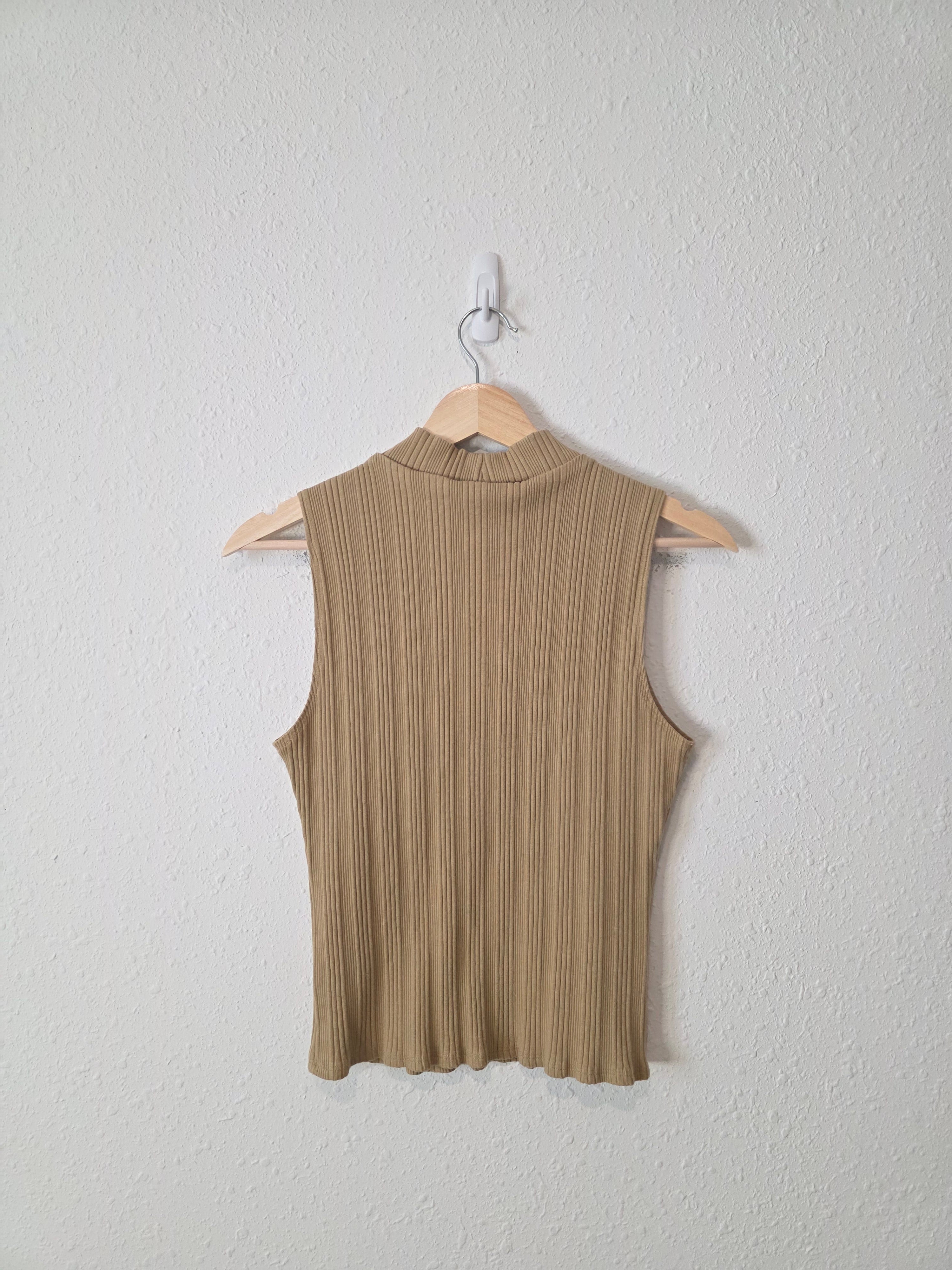 Reformation Ribbed Mockneck Tank (L)