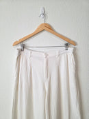 Aerie Wide Leg Gauze Pants (L)