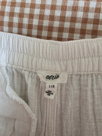 Aerie Wide Leg Gauze Pants (L)