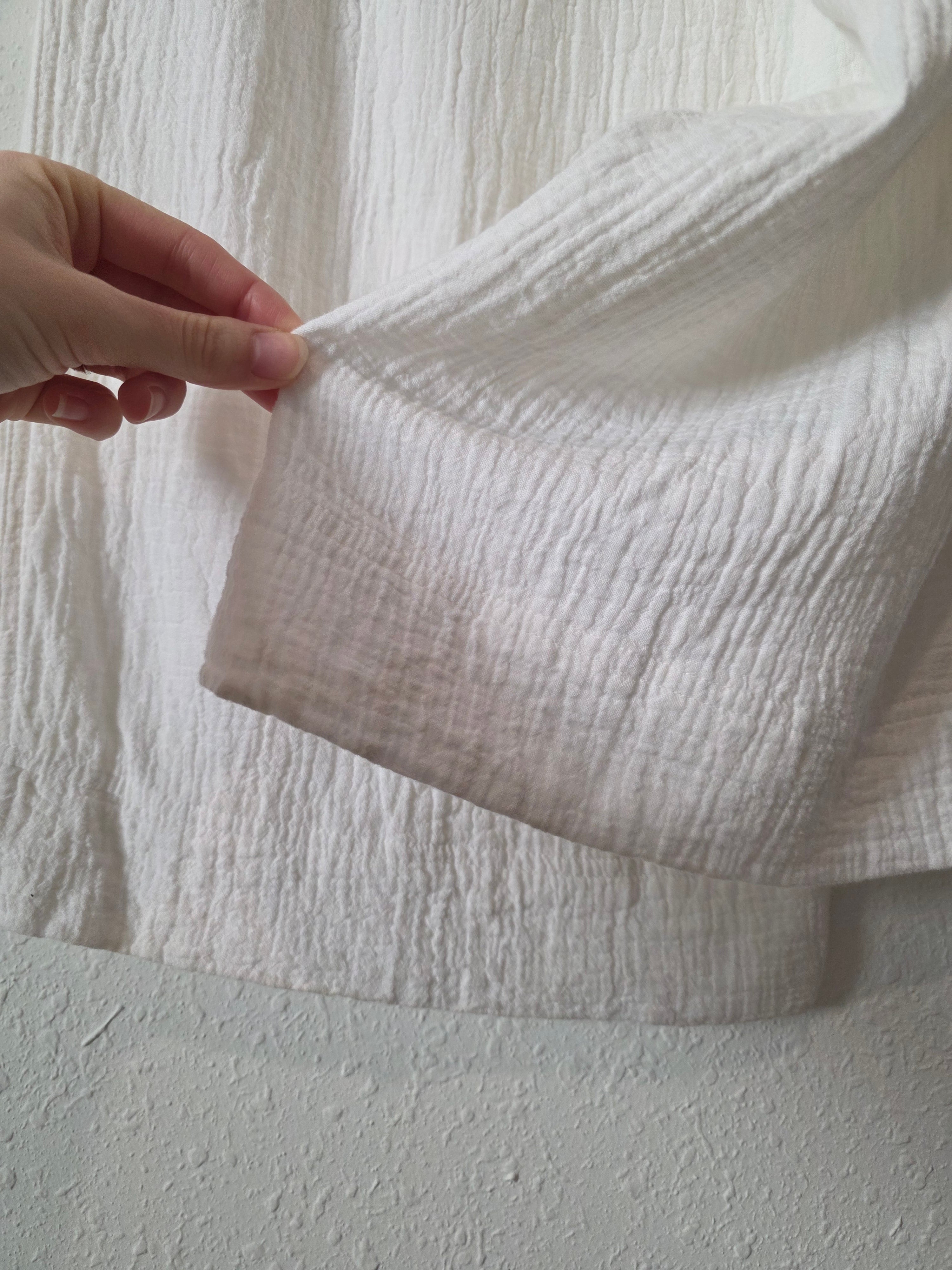 Aerie Wide Leg Gauze Pants (L)