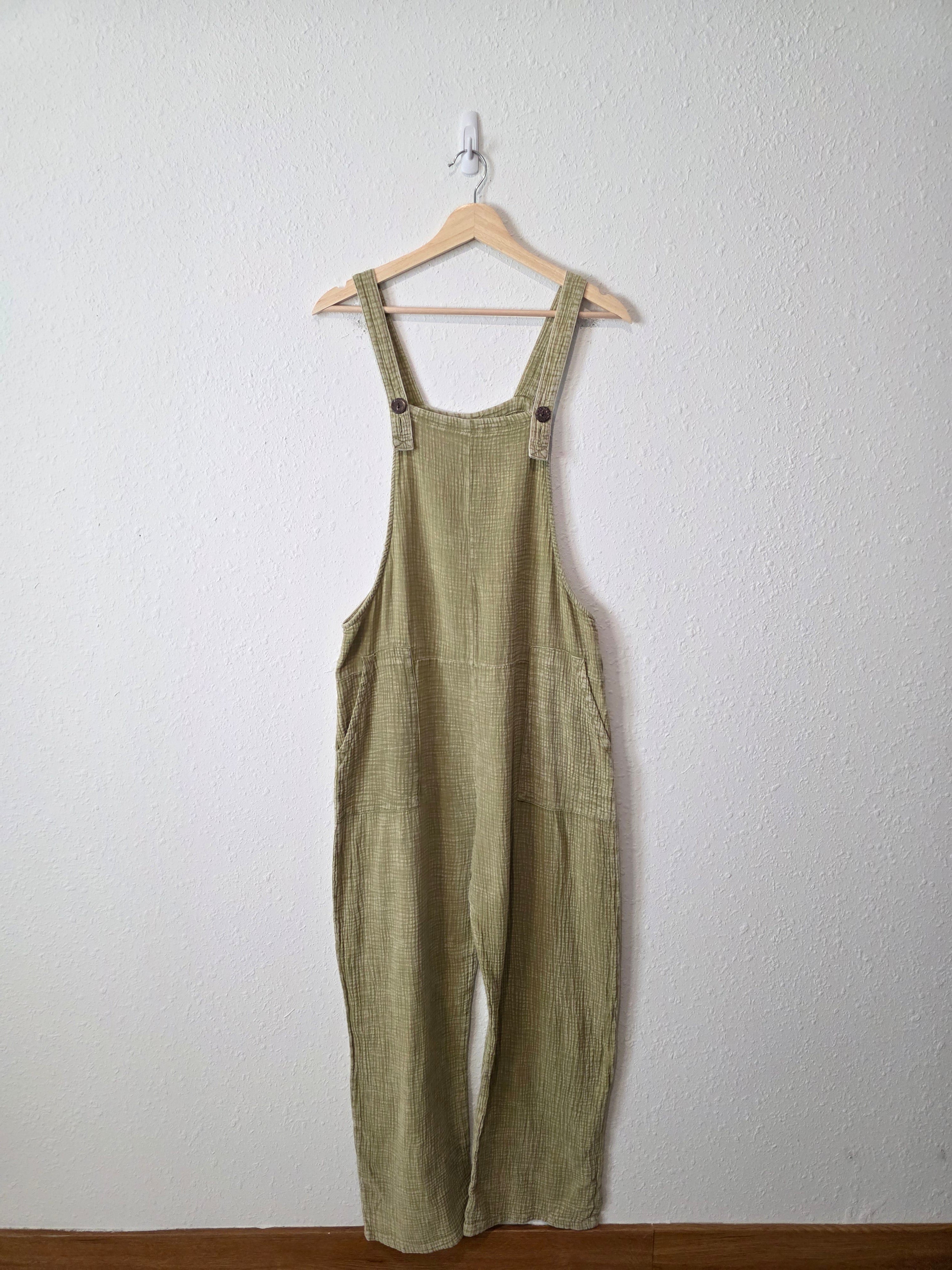Earthbound Cotton Gauze Overalls (M)