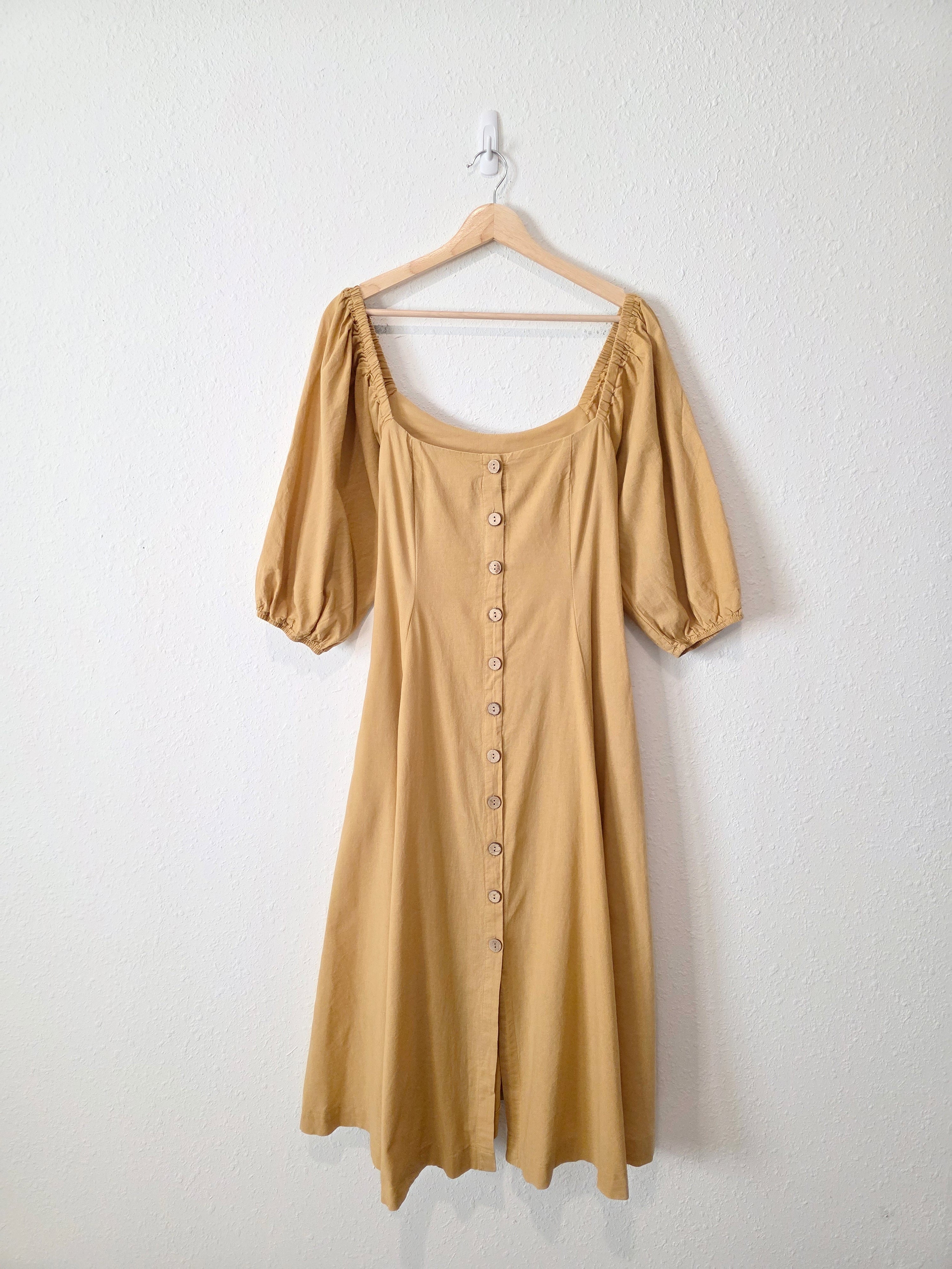 NEW By Together Mustard Midi Dress (M)