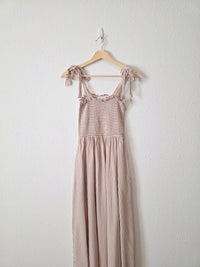 Miou Muse Striped Cotton Dress (S)