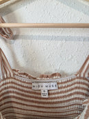 Miou Muse Striped Cotton Dress (S)
