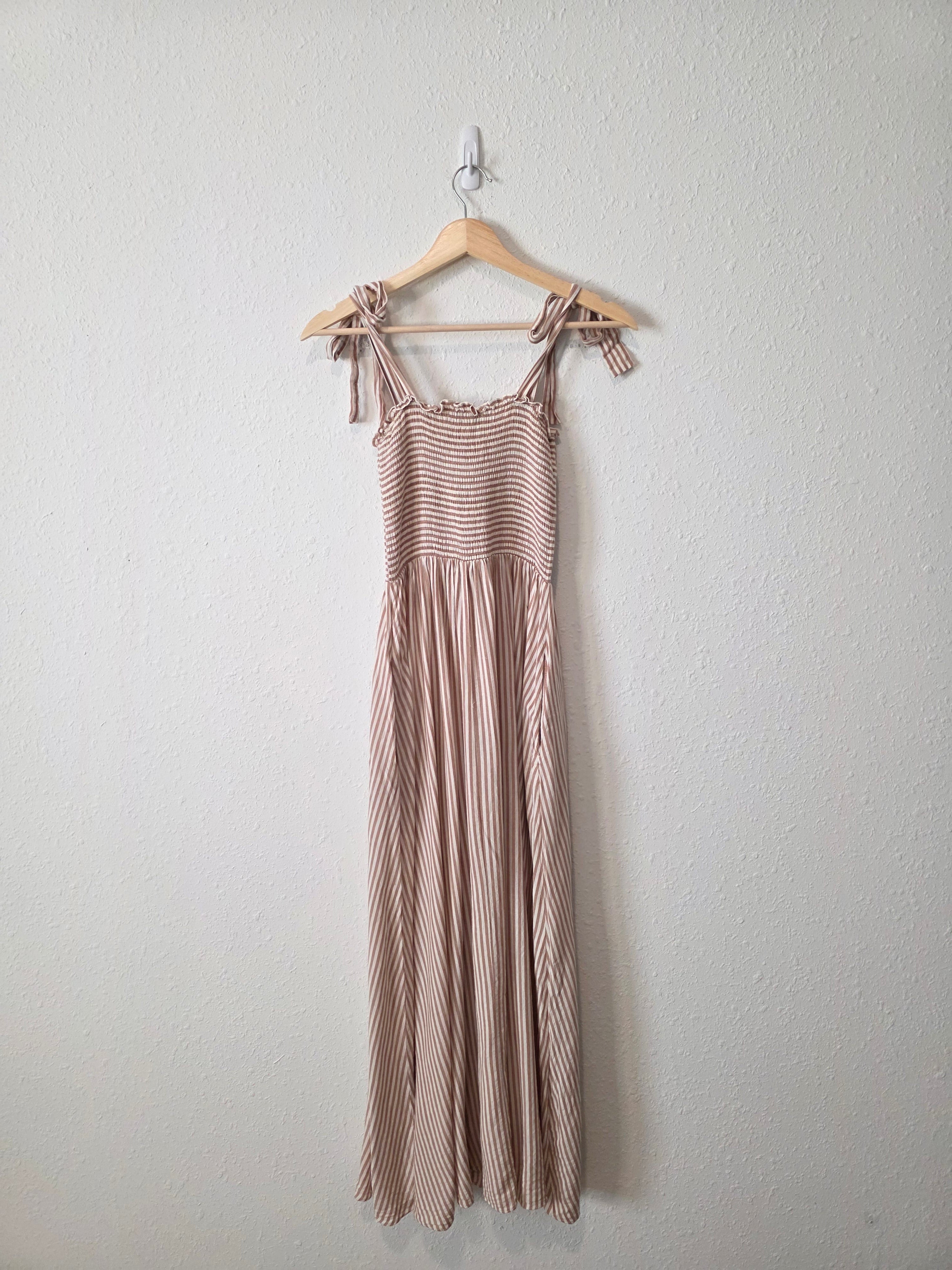 Miou Muse Striped Cotton Dress (S)