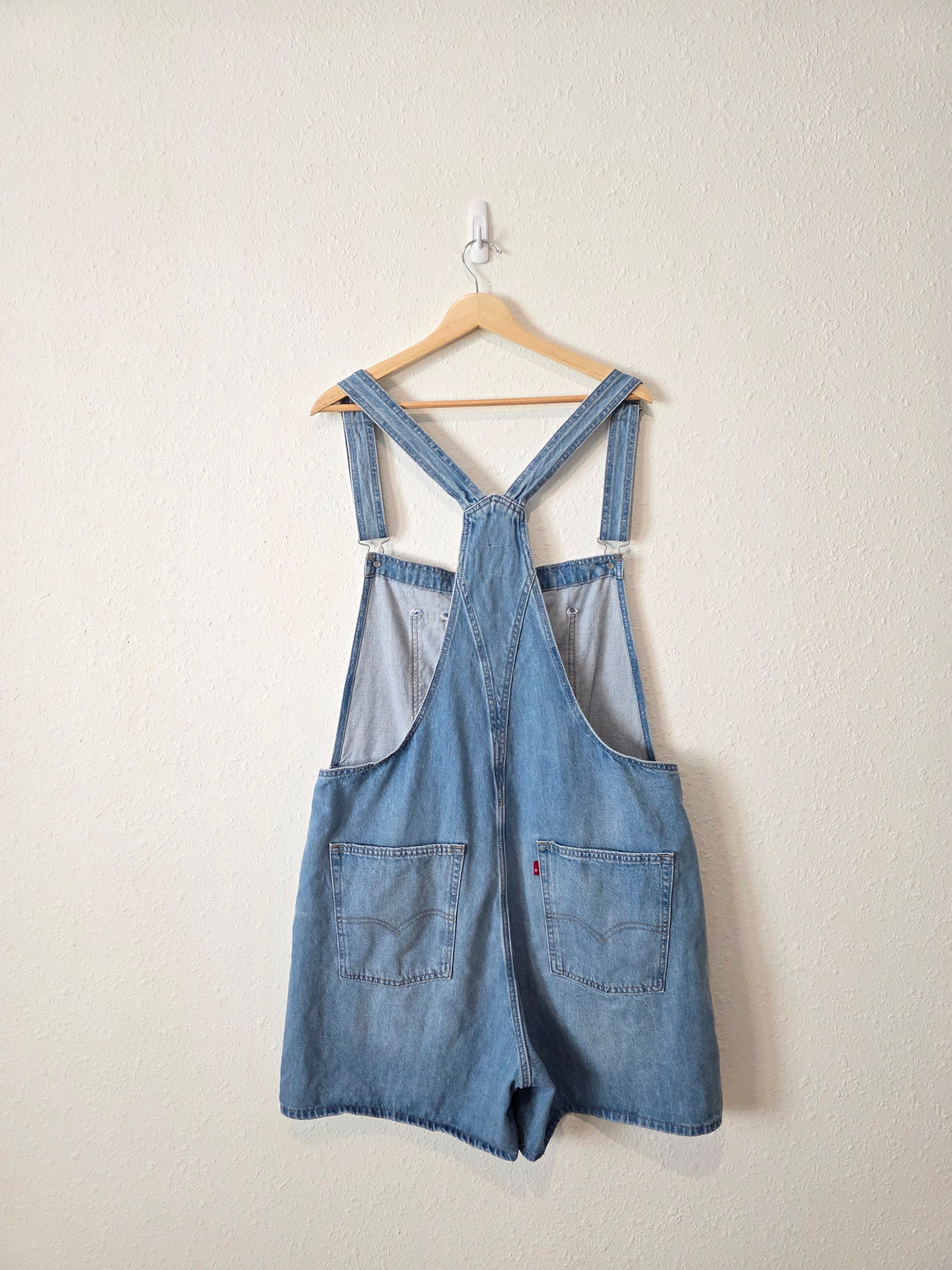 Levi's Relaxed Denim Shortalls (XL)