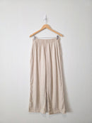 Abercrombie Linen Blend Wide Leg Pants (M)